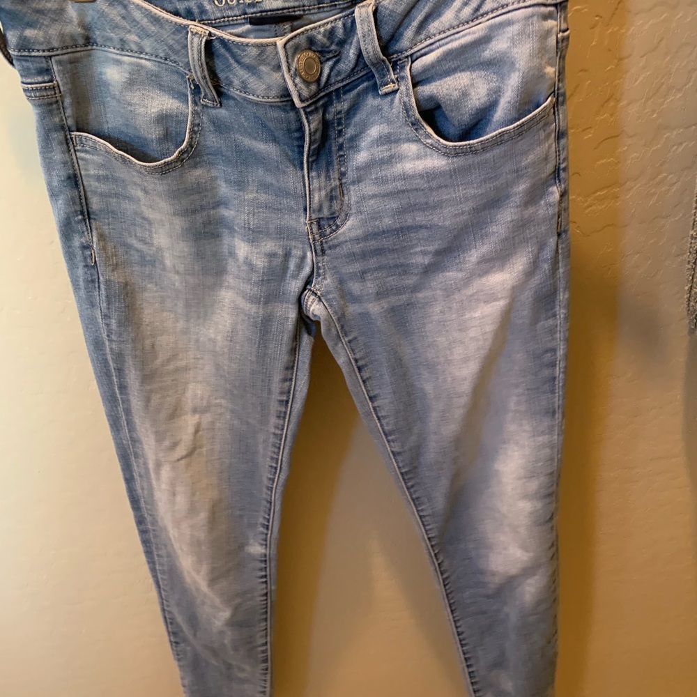 AE low rise skinny jeans